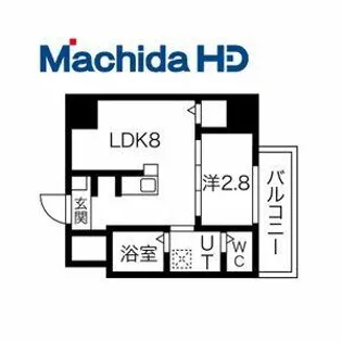 杭瀬北新町エヌエム・キャトフ・ヴァン・ユイット【9FAM号室】の間取り