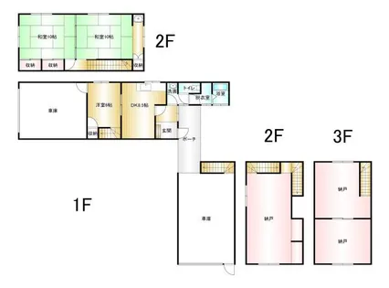 福岡県嘉麻市上山田【一戸建】の間取り