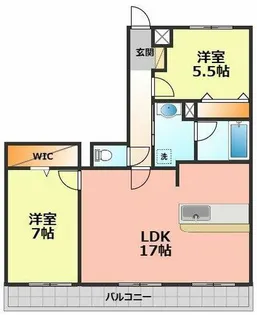 Benvenuto CHUO Ⅲ【1階】の間取り