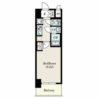 S-RESIDENCE名駅WEST【1階】の間取り