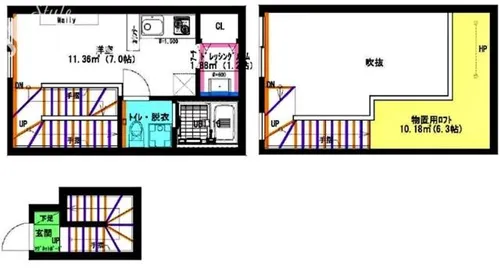 Thyme one【2階】の間取り