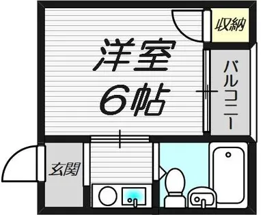 USハウス【2階】の間取り