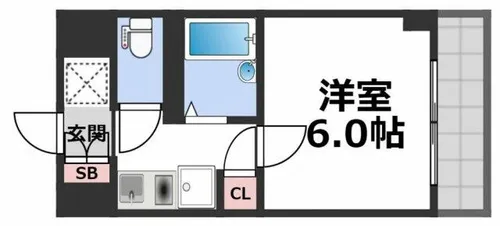 PS HIGASHI OSAKA(イマザキマンション)【3階】の間取り