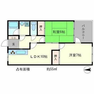 レジデンス岡崎【4階】の間取り