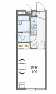 レオパレス大阪狭山【2階】の間取り