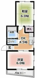 大阪府門真市五月田町【マンション】の間取り