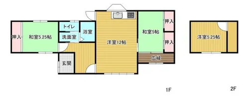 福岡県北九州市八幡西区中の原1丁目【一戸建】の間取り