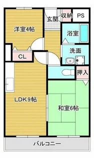 ヴィラ狭山【3階】の間取り