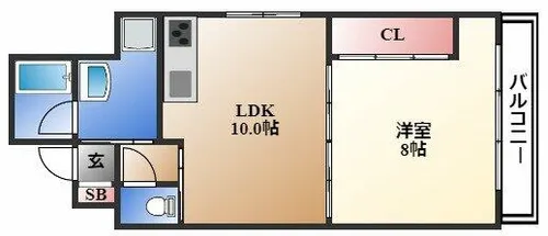 イマージュ池下【4階】の間取り