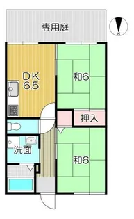 海の子ハイツ桃山【1階】の間取り
