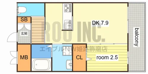 コスモコート【1階】の間取り
