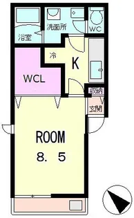 ハッピーライフ【2階】の間取り