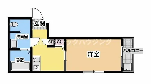 1Kの間取り画像