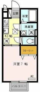 ベルクール大塚【1階】の間取り