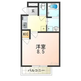フジパレス百舌鳥赤畑町Ⅱ番館【2階】の間取り