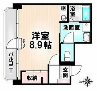 愛知県名古屋市昭和区御器所通2丁目【マンション】の間取り