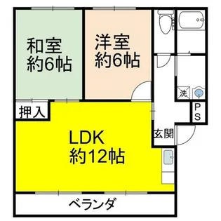 グラシューARK26【2階】の間取り