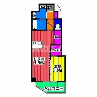 Trail博多【11階】の間取り