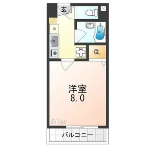 白鷺TKハイツ2号館【5階】の間取り