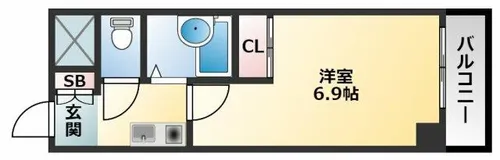 リーベハイツ青山【3階】の間取り