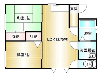 福岡県飯塚市片島1丁目【一戸建】の間取り
