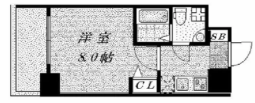 セレニテ北久宝寺【4階】の間取り