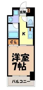 レジデンス東別院スクエアⅡ【5階】の間取り