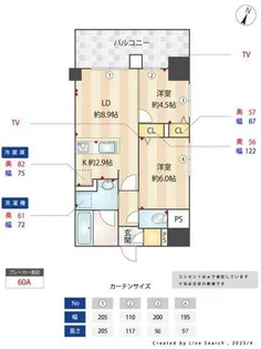 ゼクシオン博多【2階】の間取り
