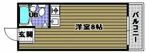 アドバンス錦織【3階】の間取り