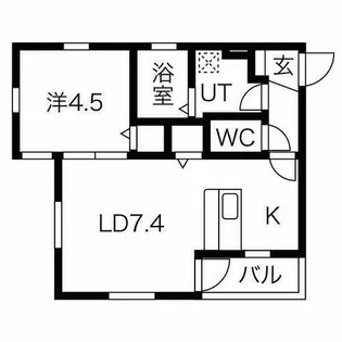NAGOYA THE VILLA【1階】の間取り