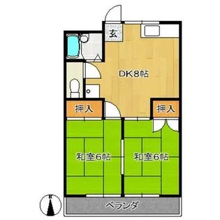 サンシャインコガネ【2階】の間取り