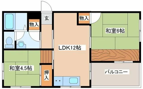 エクラシア大久保(旧フラワーマンション)【1-B号室】の間取り