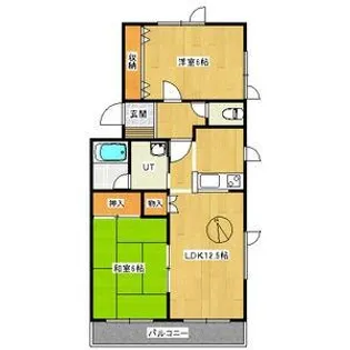エトワール川沿【1階】の間取り