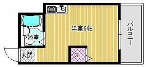 マンションファーム【1階】の間取り