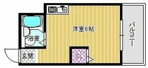 マンションファーム【1階】の間取り