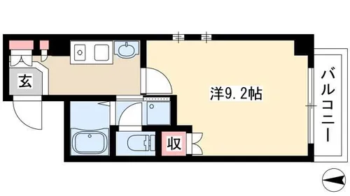 グランドゥール古出来【101号室】の間取り
