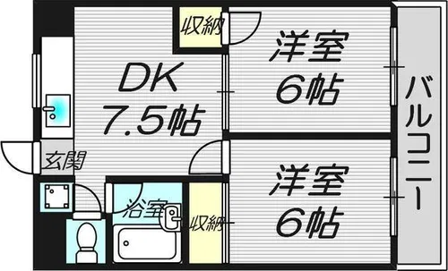 ベストレジデンス尼崎2【2階】の間取り