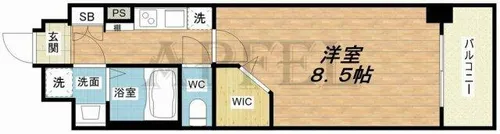 JPレジデンス大阪城東4【5階】の間取り