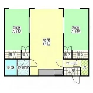 シティハイツ【B号室】の間取り