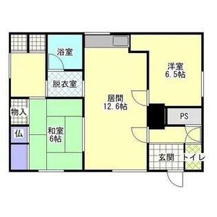 北海道網走郡美幌町字元町【一戸建】の間取り