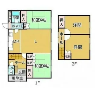 北海道網走市鱒浦2丁目【一戸建】の間取り