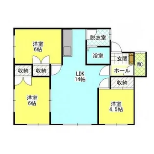 グリーンハイツ【2-2号室】の間取り