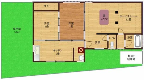 滋賀県犬上郡甲良町大字横関【一戸建】の間取り