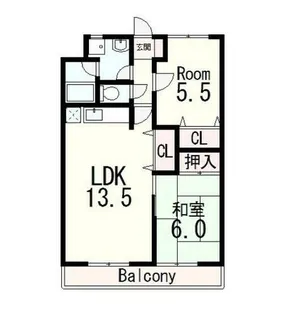 アセンブル高野【1階】の間取り