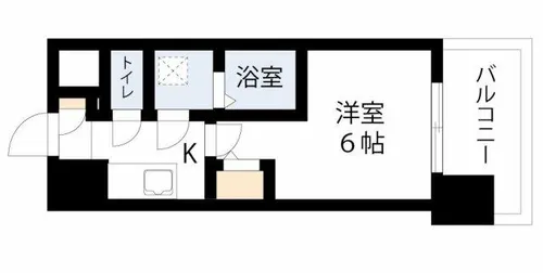 エスリードレジデンス梅田デュオ【7階】の間取り