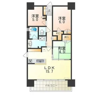 プレイズ泉大津【10階】の間取り