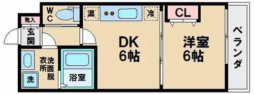 エトワール松崎【1階】の間取り