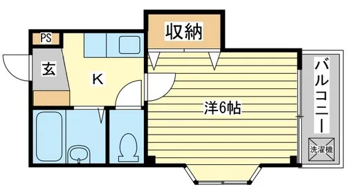 ビレッジ中島【2階】の間取り