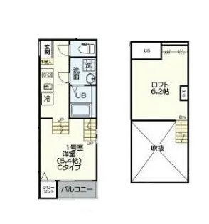 Iris【2階】の間取り