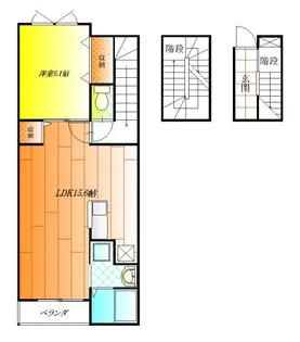 アンジュ ド ルミエール【306号室】の間取り